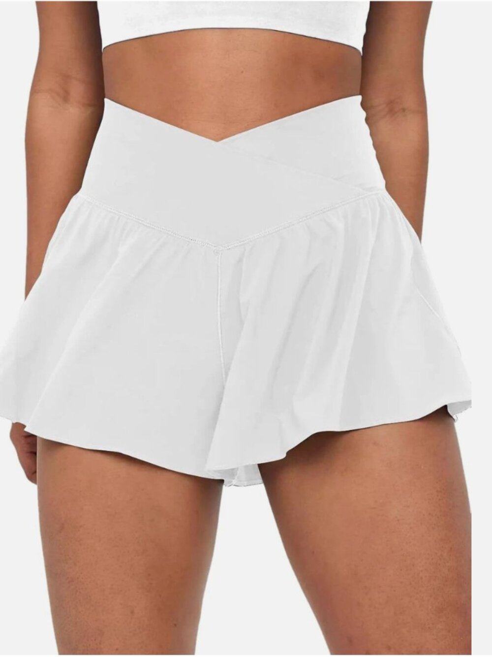 OFFLINE by Aerie Real Me Crossover Flowy Shorts Size Small Athleisure Gym Shorts